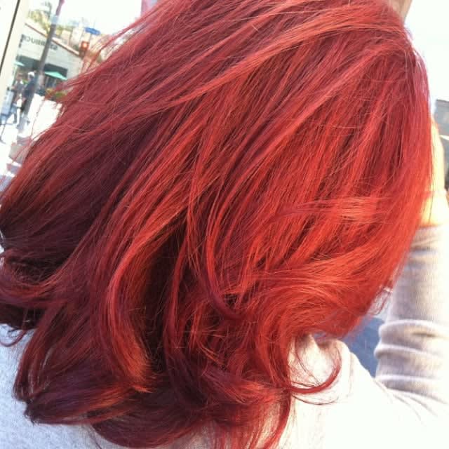 #redhairdressers for National Wear Red Day
