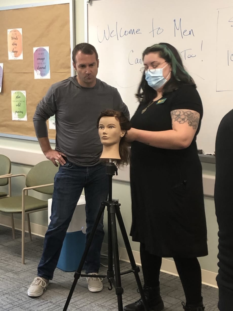 Aveda’s “Men Can Do Hair, Too” Event Teaches Dads How to Do Hair