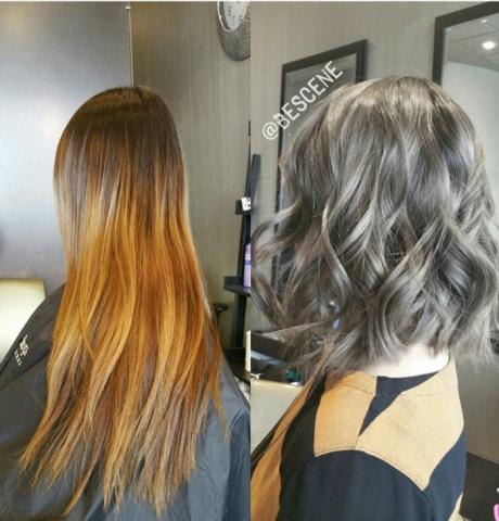 TRANSFORMATION: Old Ombre To Charcoal LOB