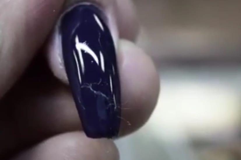 Nail Humor: Lint On Nails!