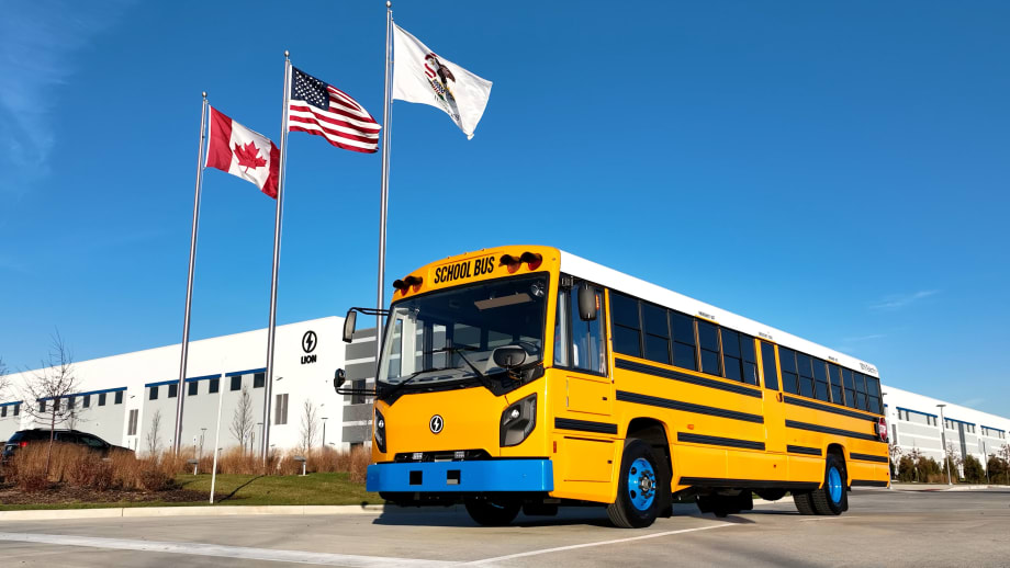 California Receives First LionD School Buses