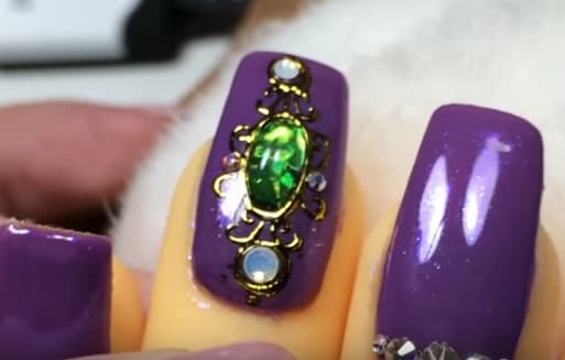 Handcrafted Liquid Jewelry On Nails