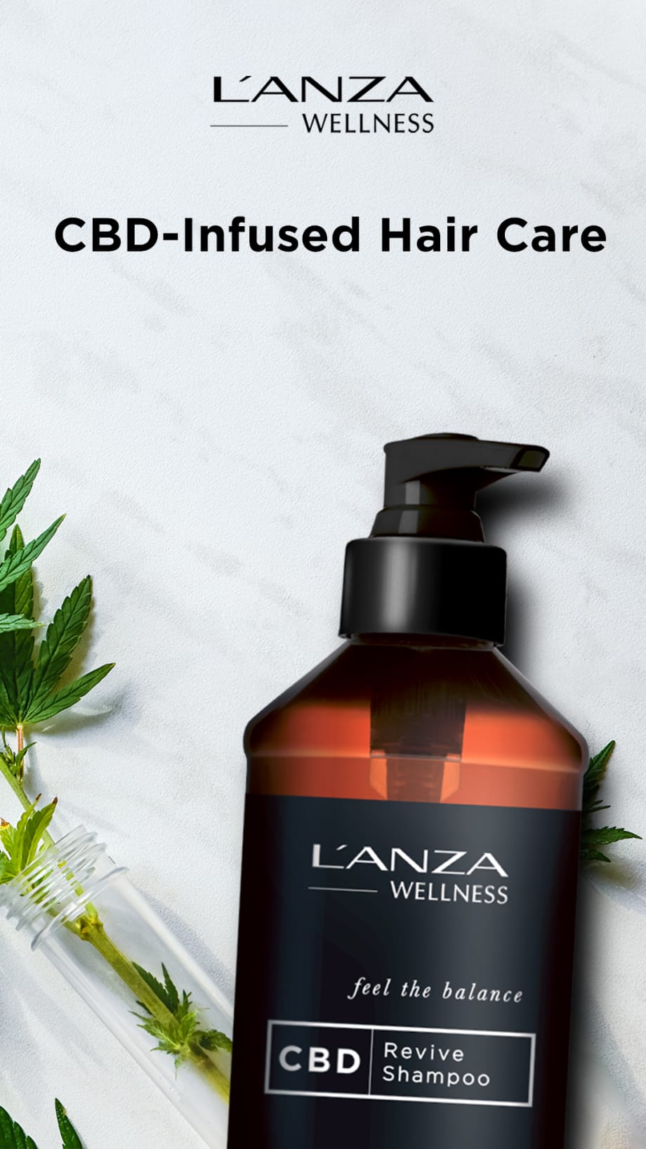 L’ANZA Wellness CBD-Infused Hair Care