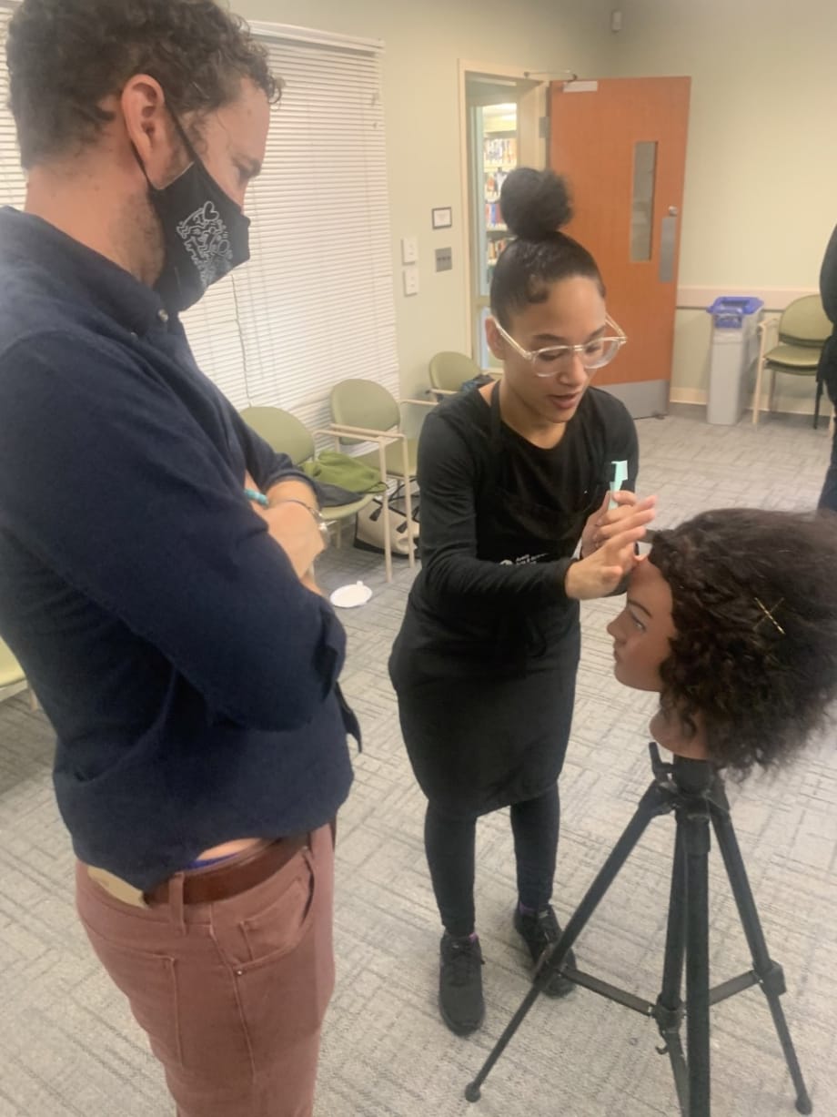 Aveda’s “Men Can Do Hair, Too” Event Teaches Dads How to Do Hair