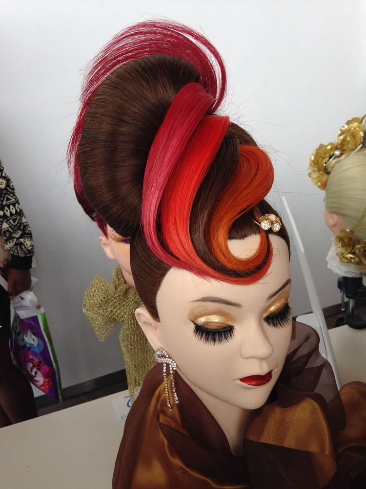 International Beauty Forum: Creative, Colorful Mannequin Work