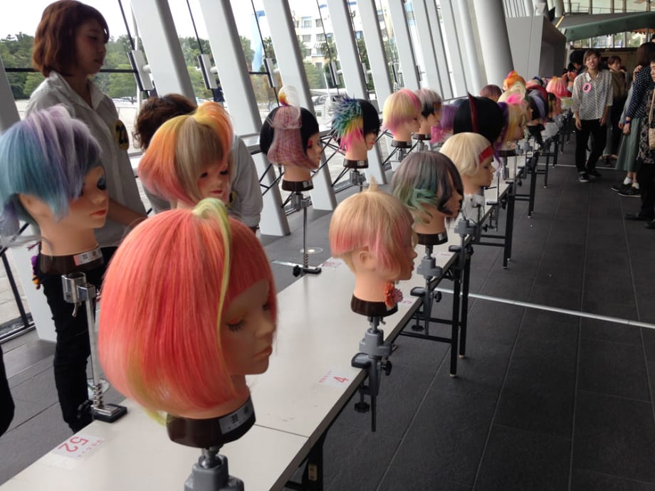 International Beauty Forum: Creative, Colorful Mannequin Work