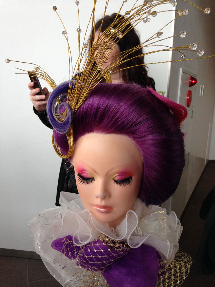 International Beauty Forum: Creative, Colorful Mannequin Work