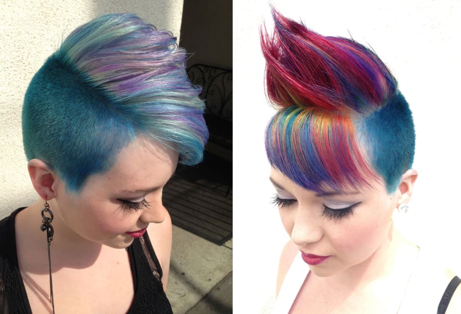FORMULA HOW-TO: Macaw-Inspired Rainbow Color