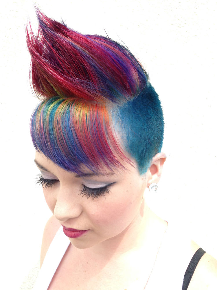 FORMULA HOW-TO: Macaw-Inspired Rainbow Color