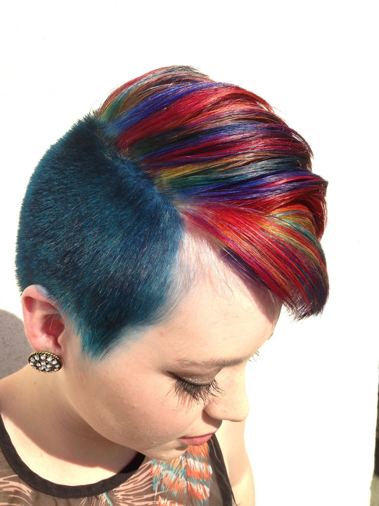 FORMULA HOW-TO: Macaw-Inspired Rainbow Color