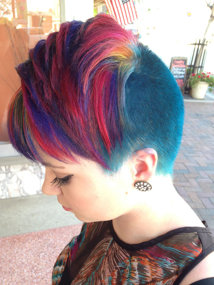 FORMULA HOW-TO: Macaw-Inspired Rainbow Color