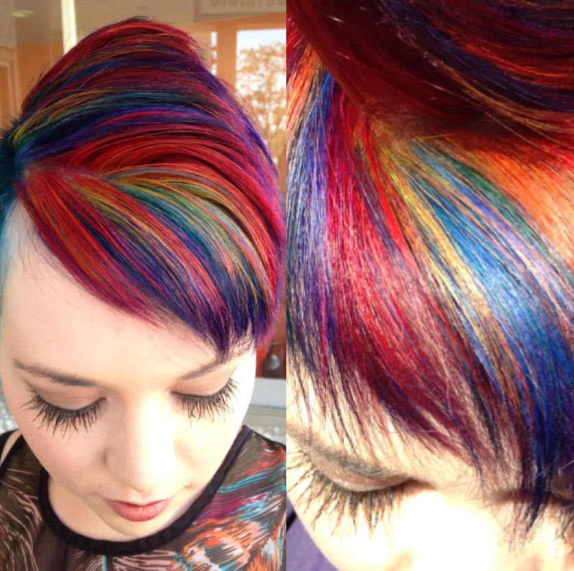 FORMULA HOW-TO: Macaw-Inspired Rainbow Color