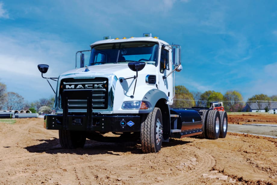 Mack Granite Available with CNG Engine