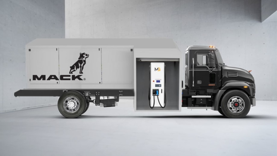 Mack Introduces Mobile BEV Charging System