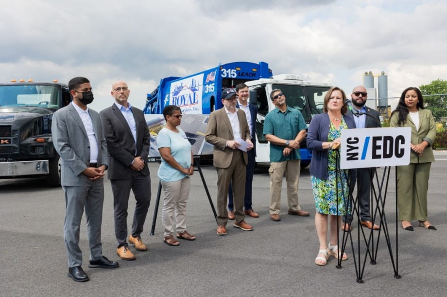 Bronx is Breathing Mack LR Electric truck.
