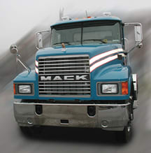Hendrickson Aero Bright Bumper Designed for Mack Trucks

