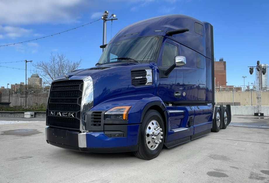 Blue Mack Pioneer on-highway truck tractor