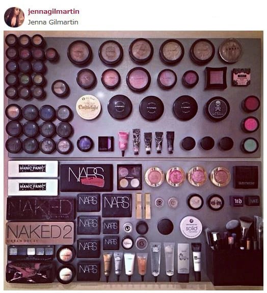 Goodbye Makeup Clutter! Create a Magnetic Makeup Board in 4 Steps