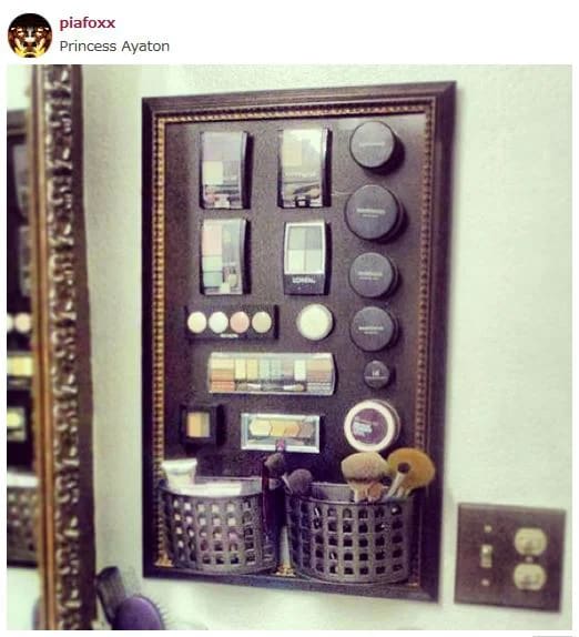 Goodbye Makeup Clutter! Create a Magnetic Makeup Board in 4 Steps