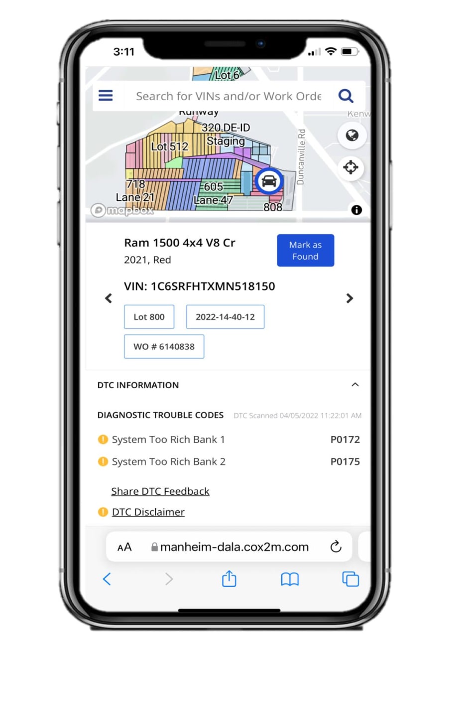 Manheim Expands LotVision to Include Vehicle Diagnostic Trouble Code Data 