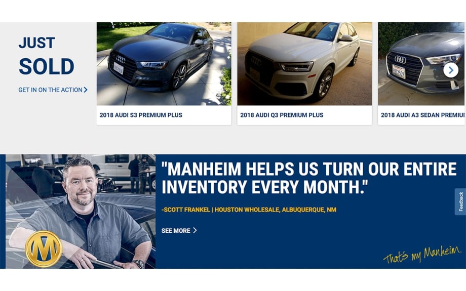 Manheim Expands Pilot Program for Running Cars Down Physical Lanes to 12 More Sites