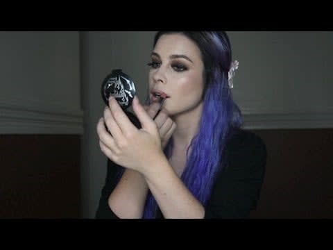GET THE LOOK: Cosmic Purple Hair and Glam Makeup