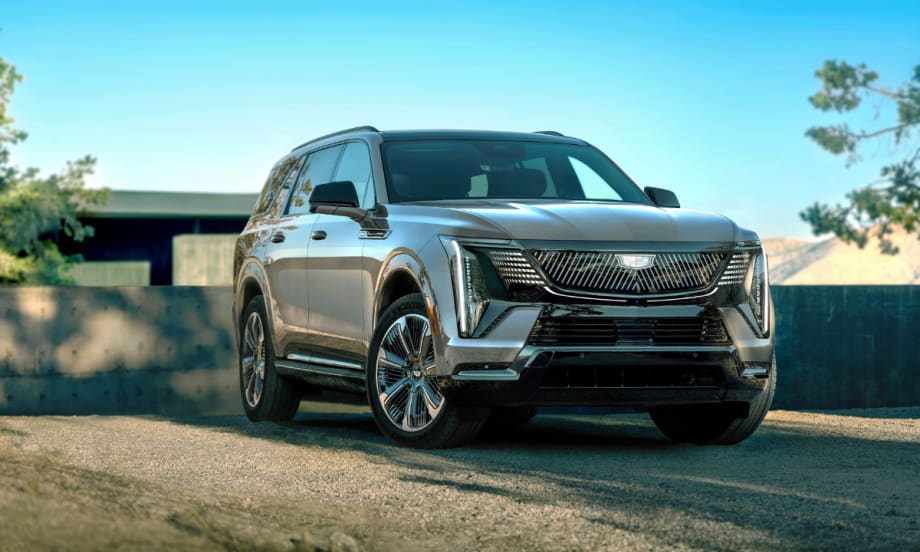 Front view of a 2026 Cadillac Escalade IQL.