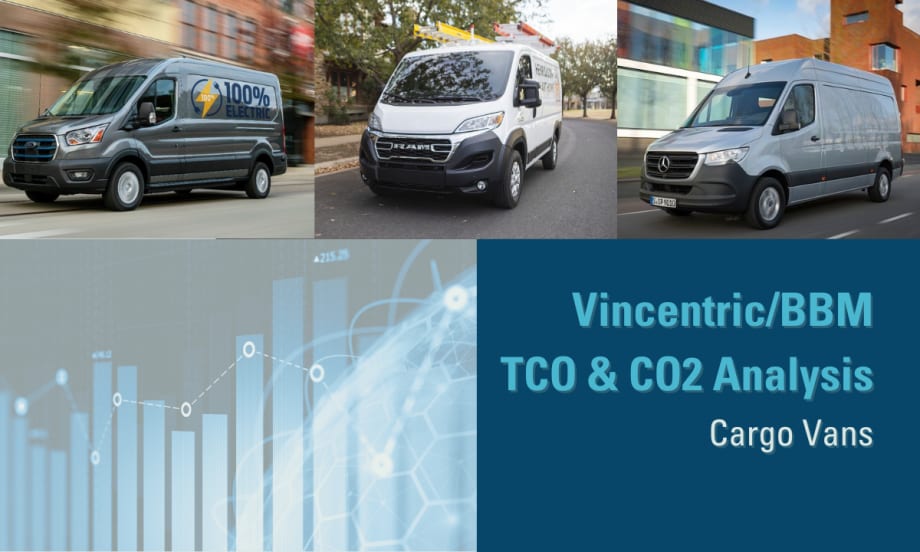 Photo array of cargo vans in a graphic.