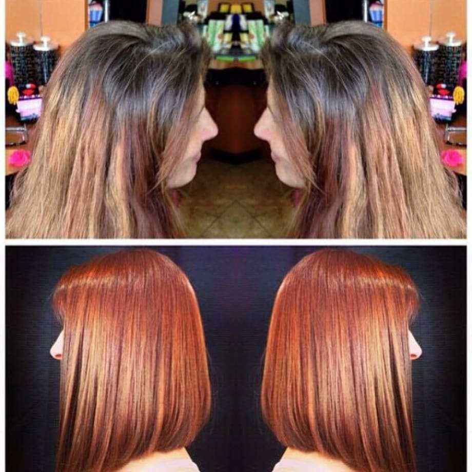 HOW-TO: From Grown-Out and Messy to Dimensional Copper Lob