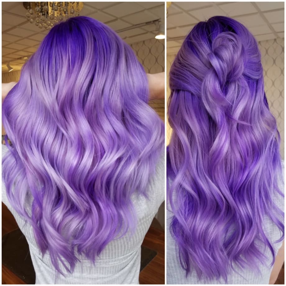 MAKEOVER: Basic Blonde To Purple/Lilac Melt