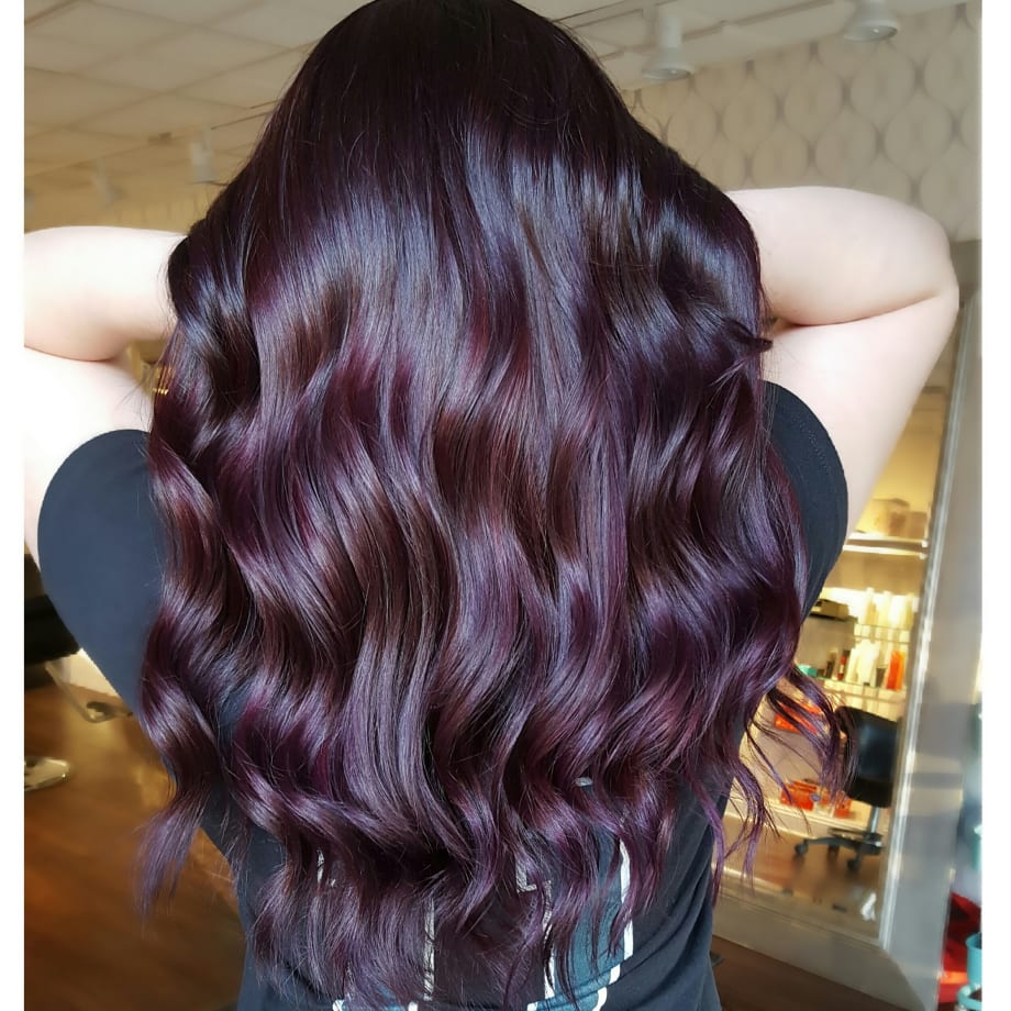 MAKEOVER: Faded Cherry To Vibrant Violet