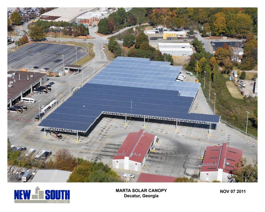 MARTA unveils solar canopy installation