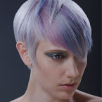 PASTEL PURPLE: Pearl Frost by Wella's Alexandra Matiz
