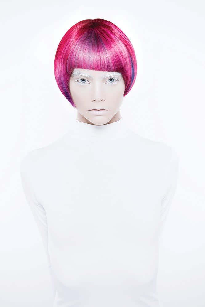 Haircolor Pattern Inspired by The Flower of Life