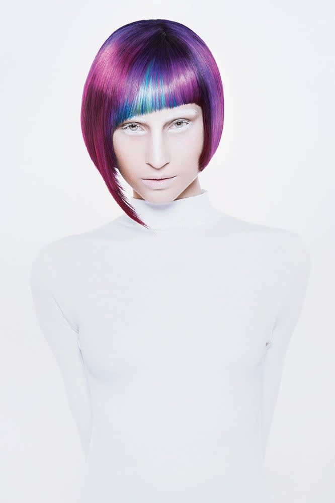 Haircolor Pattern Inspired by The Flower of Life