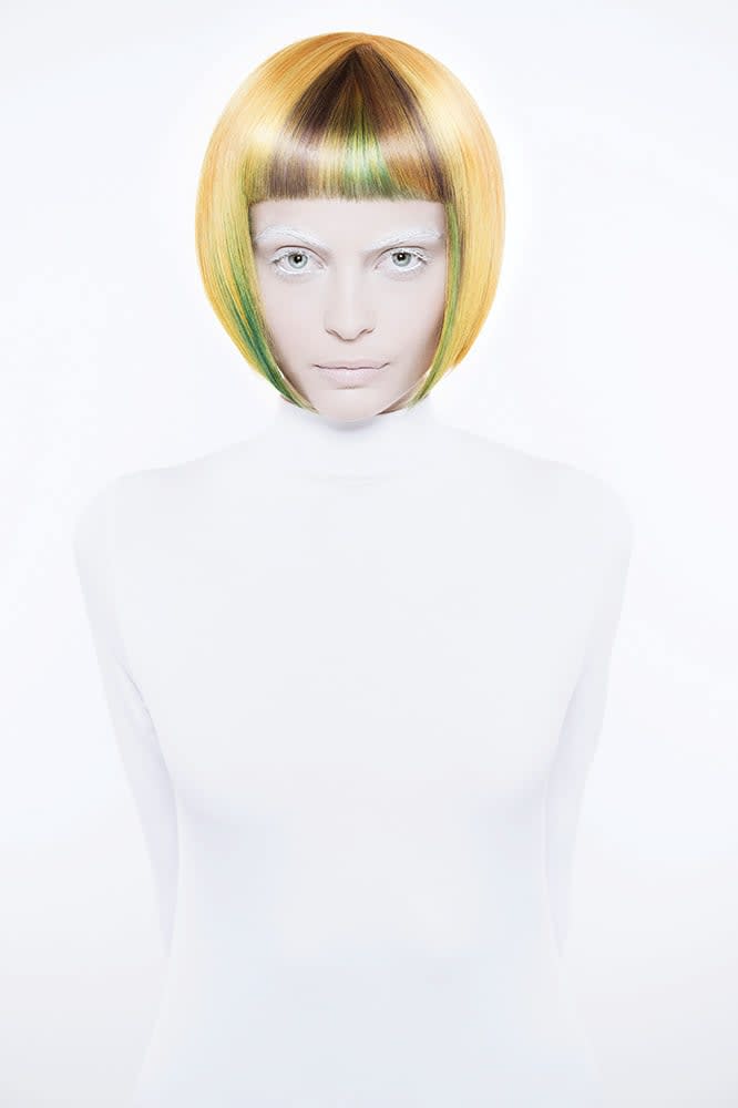 Haircolor Pattern Inspired by The Flower of Life