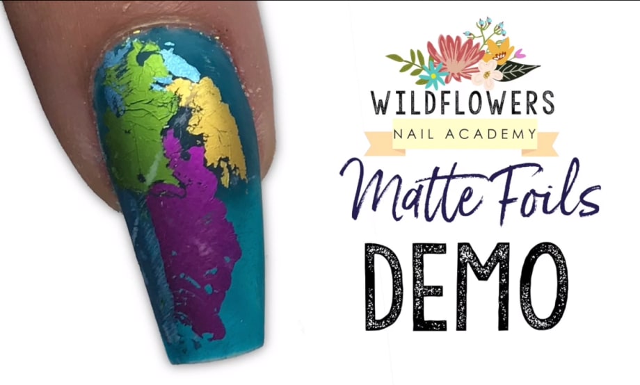 Matte Foil Nail Art Tutorial