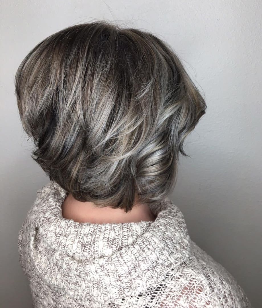 Makeover: Gray Blending + Asymmetrical Bob