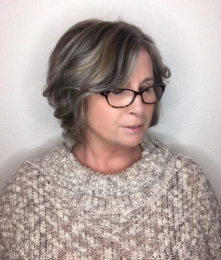 Makeover: Gray Blending + Asymmetrical Bob