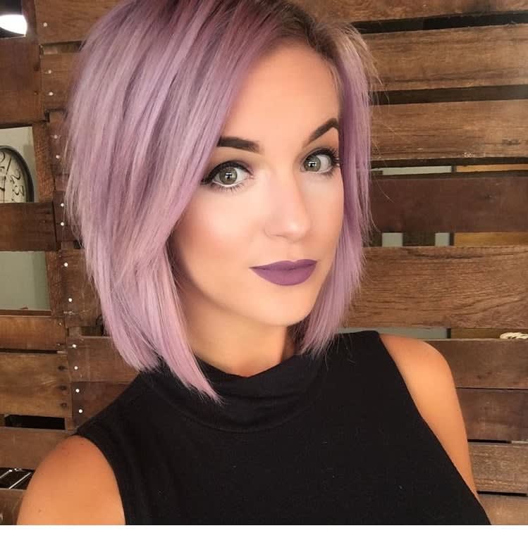 A Purple Lilac Hair Color Formula