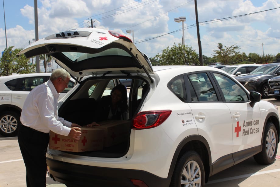 Mazda Donates Vehicles to the Red Cross