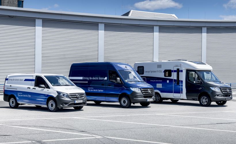 Mercedes-Benz Shows Fuel Cell Sprinter Van