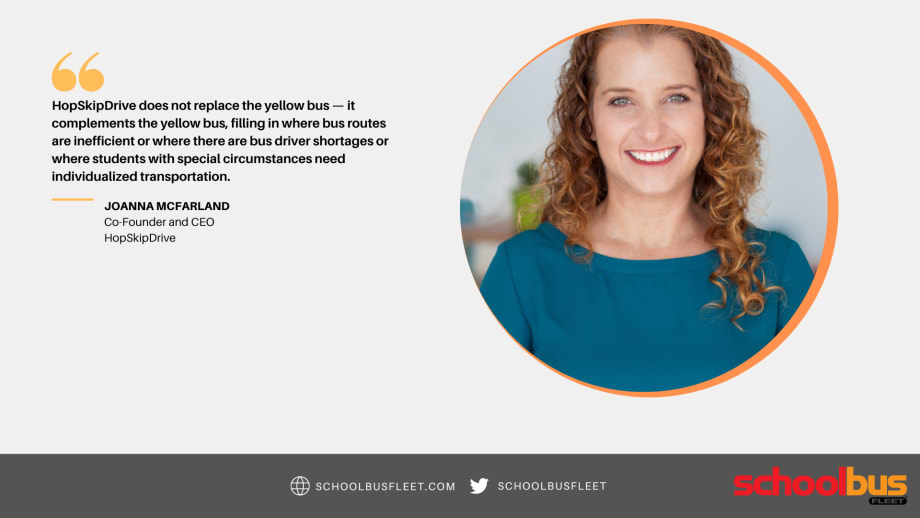 5 Questions: HopSkipDrive's Joanna McFarland on Modernizing Student Transportation