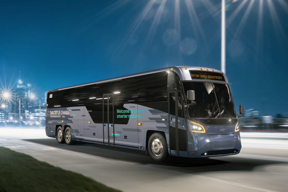 MCI Launches New Zero-Emission Commuter Coach