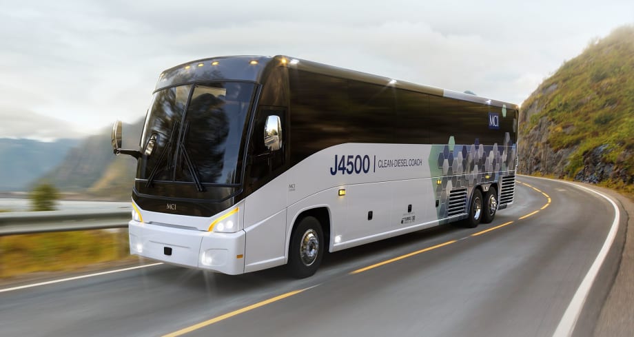 MCI J4500 motorcoach.