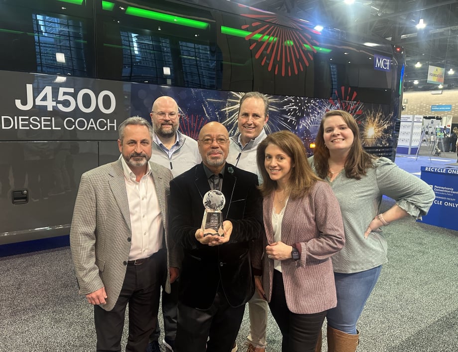 9 MCI Motorcoach Customers Honored