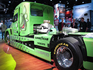 Volvo Hybrid Truck, Mean Green, to Attempt World Speed Record
