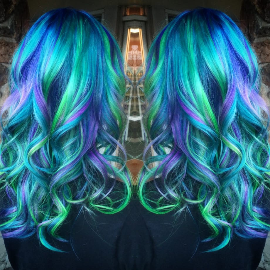 TRANSFORMING FUN SHADES: Hot Pink To Mermaid
