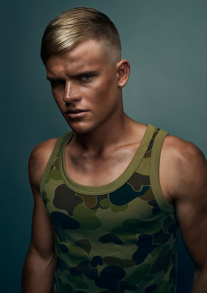 MEN'S COLLECTION: "Camolife" - Strong Parts and Sleek/Short Looks