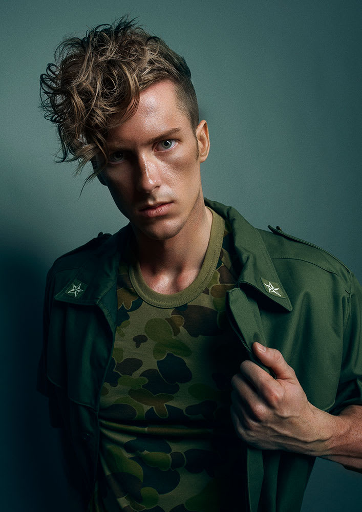 MEN'S COLLECTION: "Camolife" - Strong Parts and Sleek/Short Looks